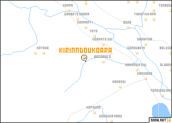 map of Kirinndou-Koara