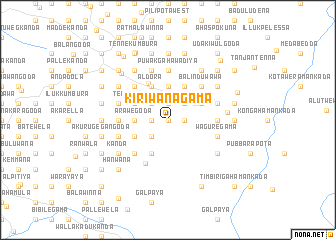 map of Kiriwanagama