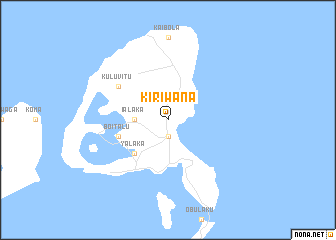 map of Kiriwana