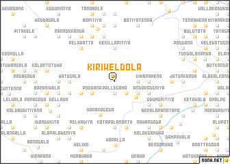 map of Kiriweldola