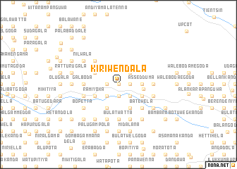 map of Kiriwendala