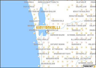 map of Kiriyankalli