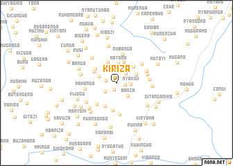 map of Kiriza