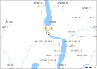 map of Kiri