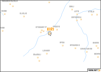 map of Kiri