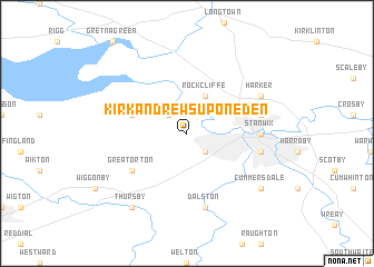 map of Kirkandrews upon Eden