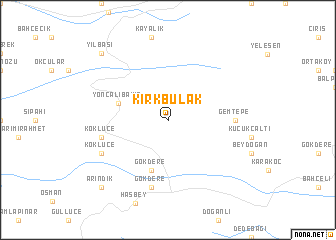 map of Kırkbulak