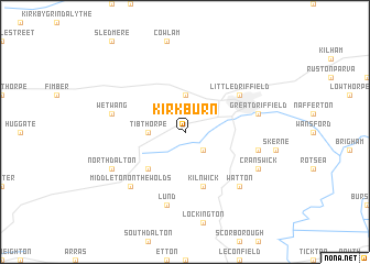 map of Kirkburn