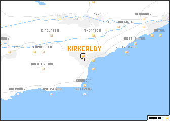 map of Kirkcaldy