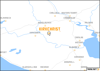 map of Kirkchrist