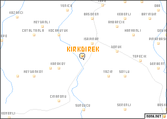 map of Kırkdirek