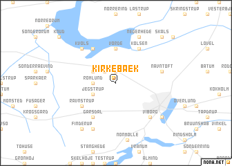 map of Kirkebæk