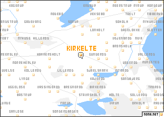 map of Kirkelte