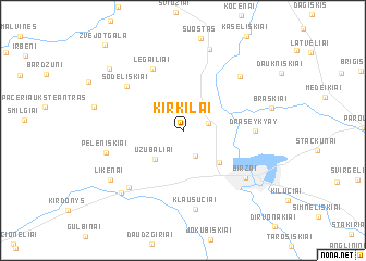 map of Kirkilai