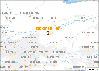 map of Kirkintilloch