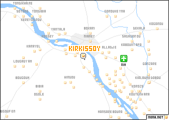 map of Kirkissoy