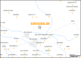 map of Kirkkishlak