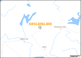 map of Kirkland Lake