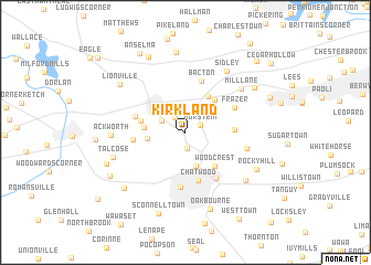 map of Kirkland