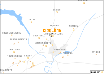 map of Kirkland