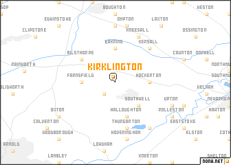 map of Kirklington