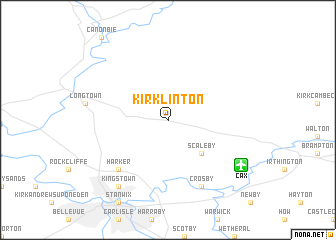 map of Kirklinton