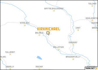 map of Kirkmichael