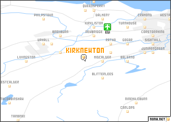 map of Kirknewton