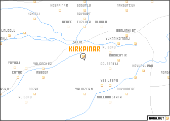 map of Kırkpınar