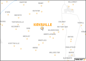 map of Kirksville