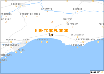 map of Kirkton of Largo