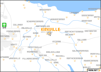map of Kirkville