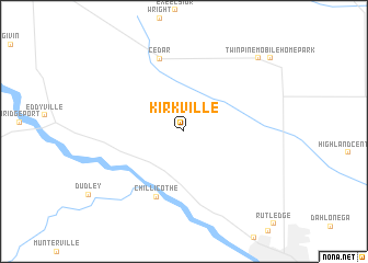 map of Kirkville