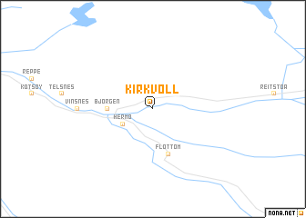 map of Kirkvoll