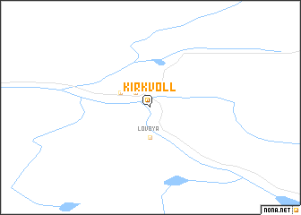 map of Kirkvoll