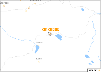 map of Kirkwood