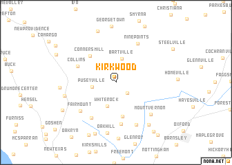 map of Kirkwood