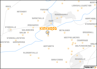 map of Kirkwood