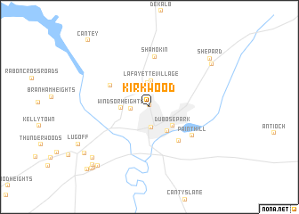 map of Kirkwood