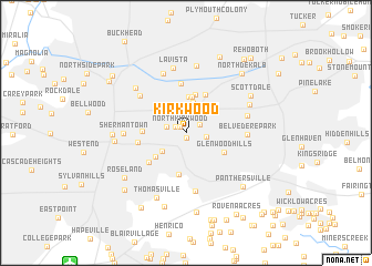 map of Kirkwood