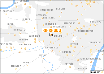 map of Kirkwood