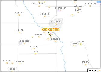 map of Kirkwood