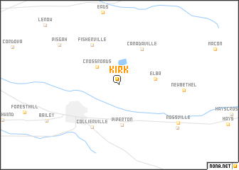 map of Kirk