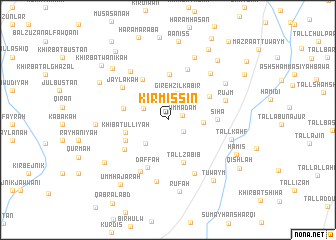 map of Kirmissīn