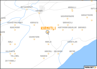 map of Kırmıtlı
