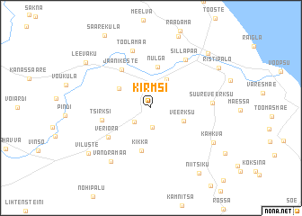 map of Kirmsi