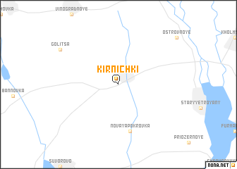 map of Kirnichki