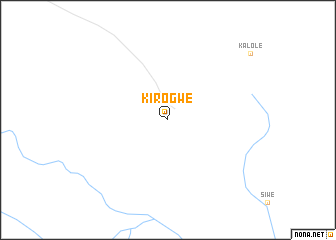 map of Kirogwe