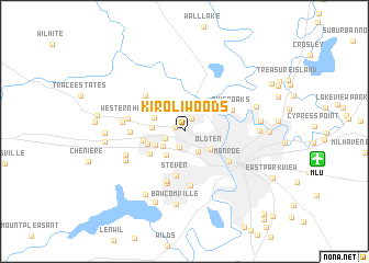 map of Kiroli Woods