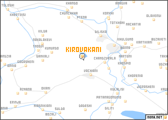 map of Kirovakani